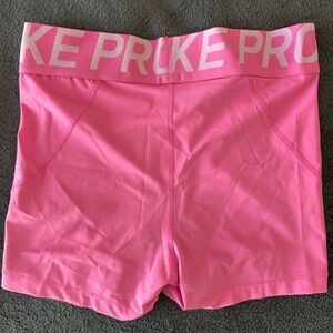 Nike Women's Bright Pink Athletic Shorts